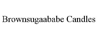 BROWNSUGAABABE CANDLES