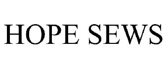 HOPE SEWS