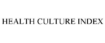 HEALTH CULTURE INDEX