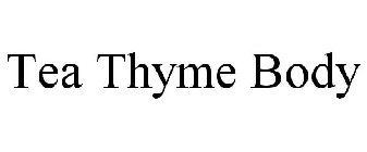 TEA THYME BODY