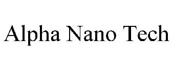ALPHA NANO TECH