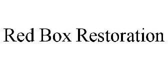 RED BOX RESTORATION