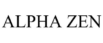 ALPHA ZEN
