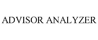 ADVISOR ANALYZER