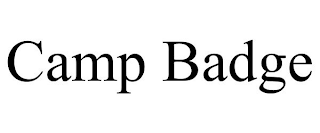 CAMP BADGE