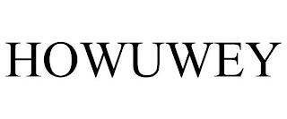 HOWUWEY