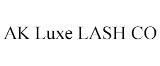 AK LUXE LASH CO