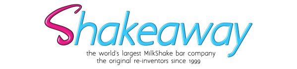 SHAKEAWAY THE WORLD'S LARGEST MILKSHAKE BAR COMPANY THE ORIGINAL RE-INVENTIONS SINCE 1999