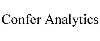 CONFER ANALYTICS