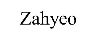 ZAHYEO