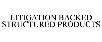 LITIGATION BACKED STRUCTURED PRODUCTS