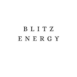 BLITZ ENERGY