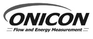 ONICON FLOW AND ENERGY MEASUREMENT