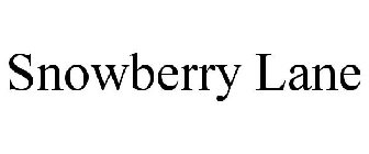 SNOWBERRY LANE