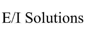 E/I SOLUTIONS