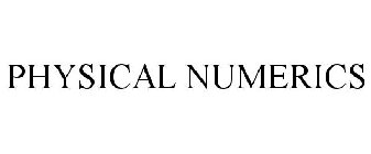 PHYSICAL NUMERICS