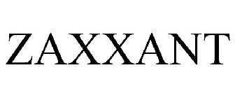 ZAXXANT
