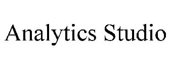 ANALYTICS STUDIO