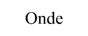 ONDE