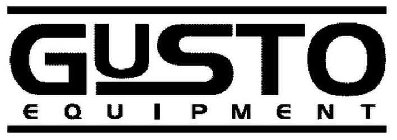 GUSTO EQUIPMENT