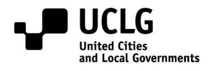 UCLG UNITED CITIES AND LOCAL GOVERNMENTS