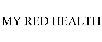 MY RED HEALTH