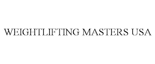 WEIGHTLIFTING MASTERS USA