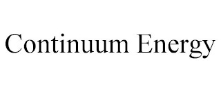 CONTINUUM ENERGY