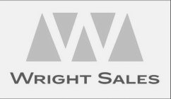 W WRIGHT SALES