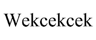 WEKCEKCEK