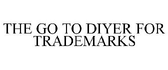 THE GO TO DIYER FOR TRADEMARKS