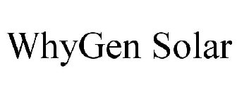 WHYGEN SOLAR