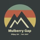 M MULBERRY GAP ELLIJAY, GA | EST. 2007