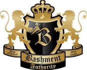 B BASHMENT AUTHORITY DEUS NOBISCUM QUIS CONTRA