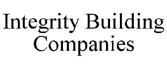 INTEGRITY BUILDING COMPANIES