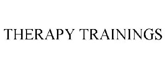 THERAPY TRAININGS