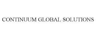 CONTINUUM GLOBAL SOLUTIONS