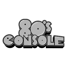 80'S CONSOLE