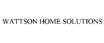 WATTSON HOME SOLUTIONS