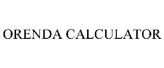 ORENDA CALCULATOR