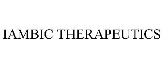 IAMBIC THERAPEUTICS