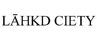 LAHKD|CIETY