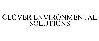 CLOVER ENVIRONMENTAL SOLUTIONS