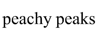 PEACHY PEAKS