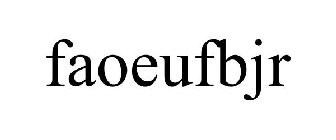 FAOEUFBJR