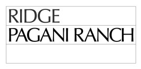 RIDGE PAGANI RANCH