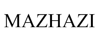 MAZHAZI