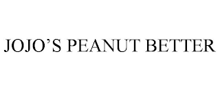 JOJO'S PEANUT BETTER