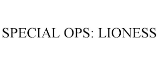 SPECIAL OPS: LIONESS