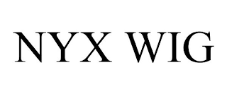 NYX WIG